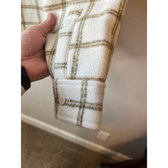 Treasure & Bond NWT Plaid Flannel Jacket Shacket Women's Size Small - Picture 8 of 15